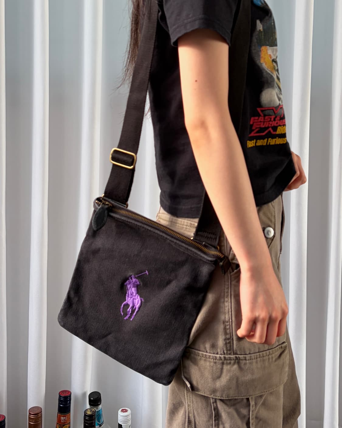 폴로 랄프로렌 빅포니 치프키프 캔버스 미니백 상품이미지1