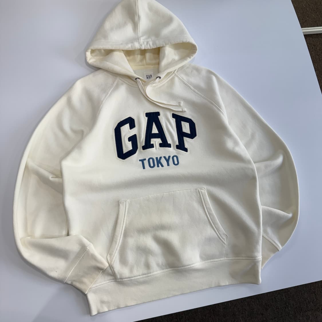 GAP 갭 도쿄 아이보리 후드  Price: 30,000won  Size 상품이미지3