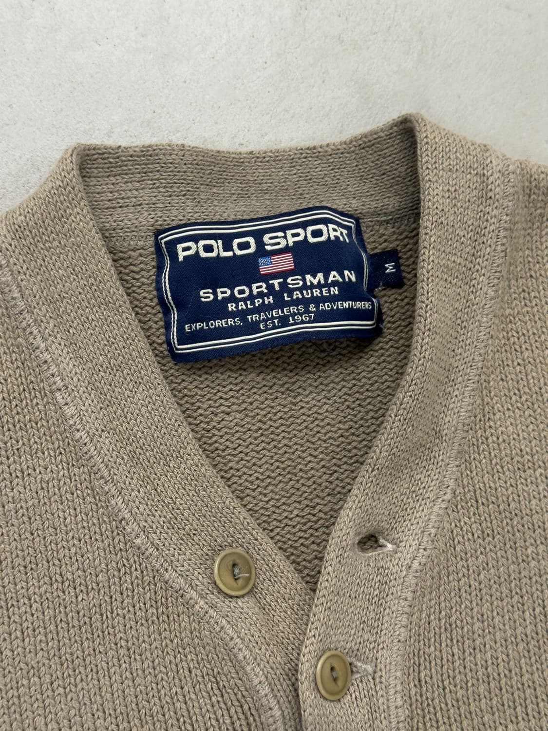 90년대 폴로 스포츠 헨리넥 니트 상품이미지5