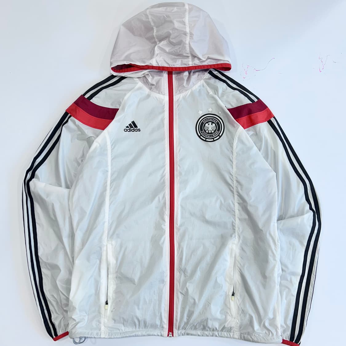 Adidas 아디다스 독일 화이트 바람막이 상품이미지3