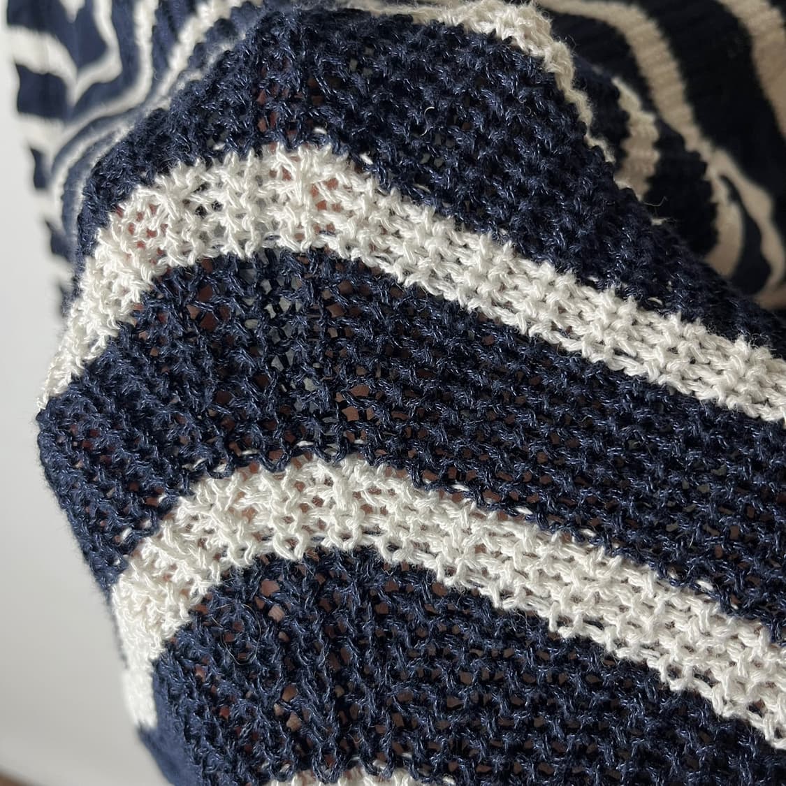 [Massimo Dutti] 마시모두띠 스트라이프 시스루 니트 상품이미지4