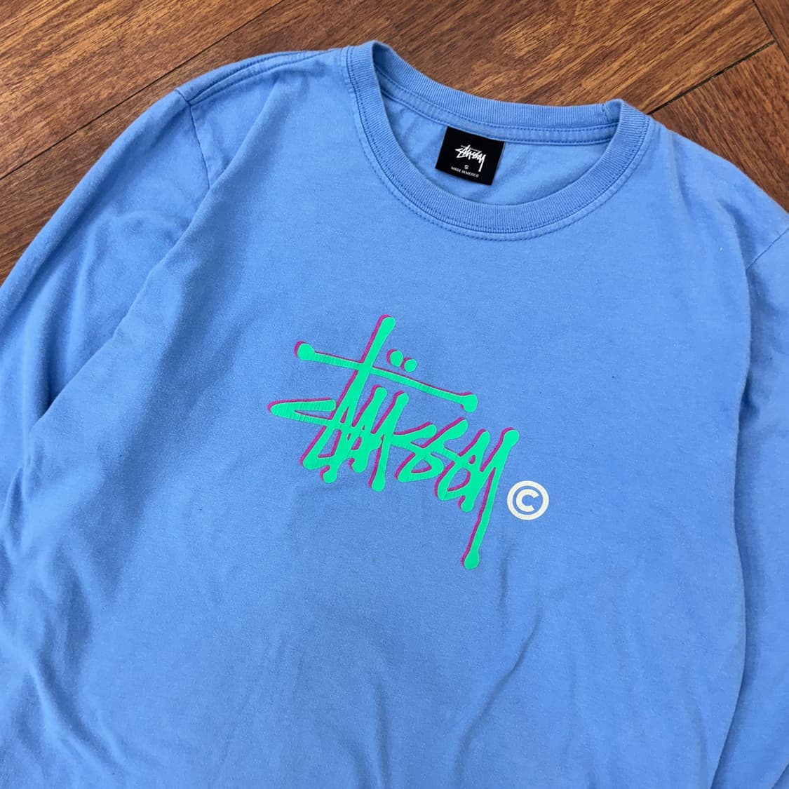 S Stussy 스투시 긴팔 라운드 티셔츠  상품이미지2