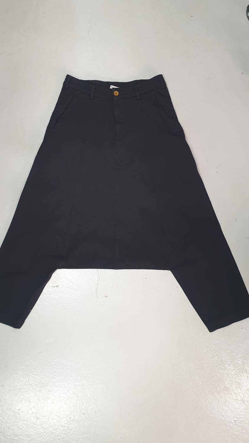 꼼데가르송 블랙 배기 팬츠  상품이미지1