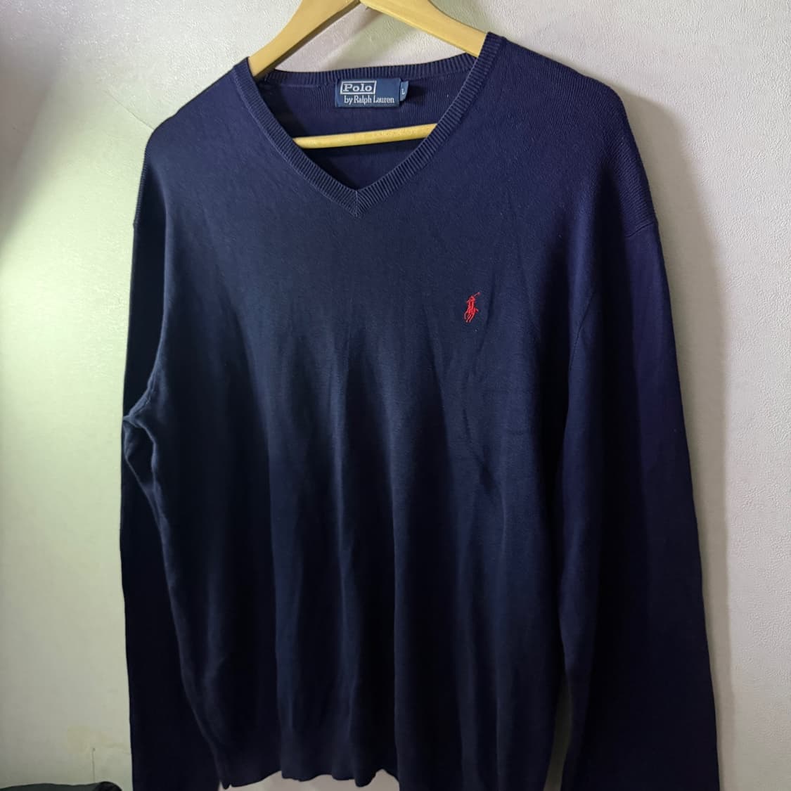 폴로 랄프로렌 남성 브이넥 긴팔 니트 L (남성 105정도) 상품이미지9