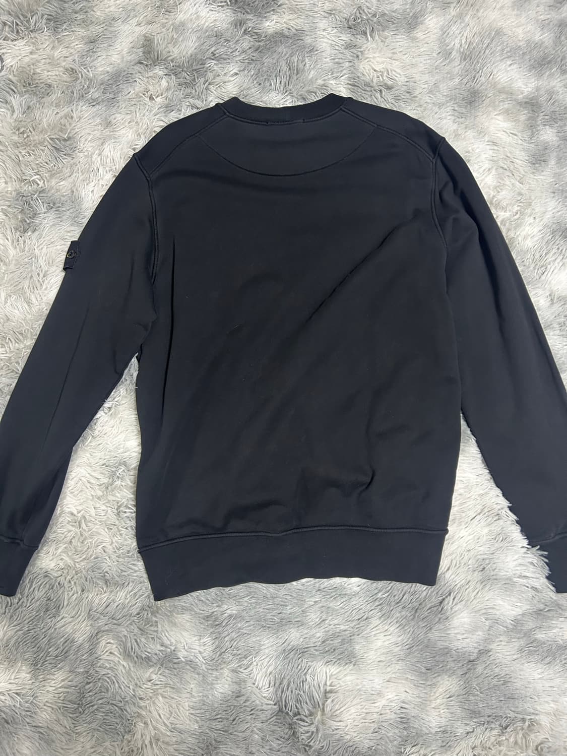 24ss 스톤아일랜드 맨투맨 블랙 XL 상품이미지7