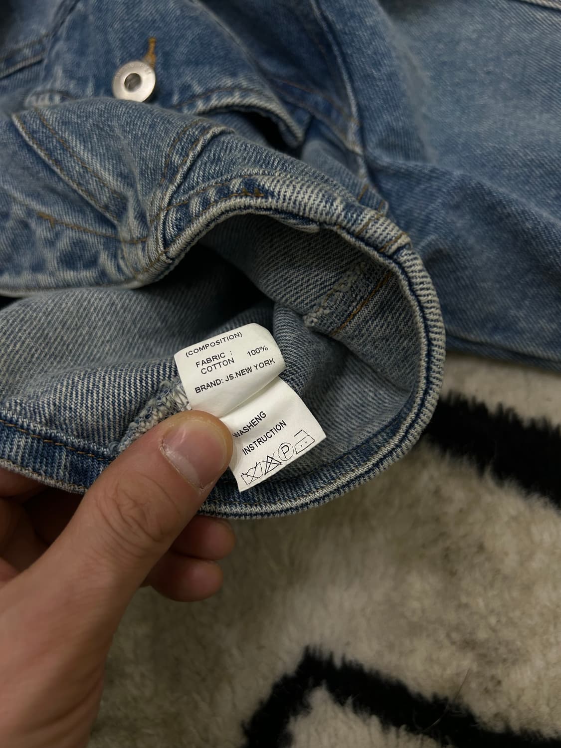 [Free]JS뉴욕 크롭 데님 자켓  상품이미지5