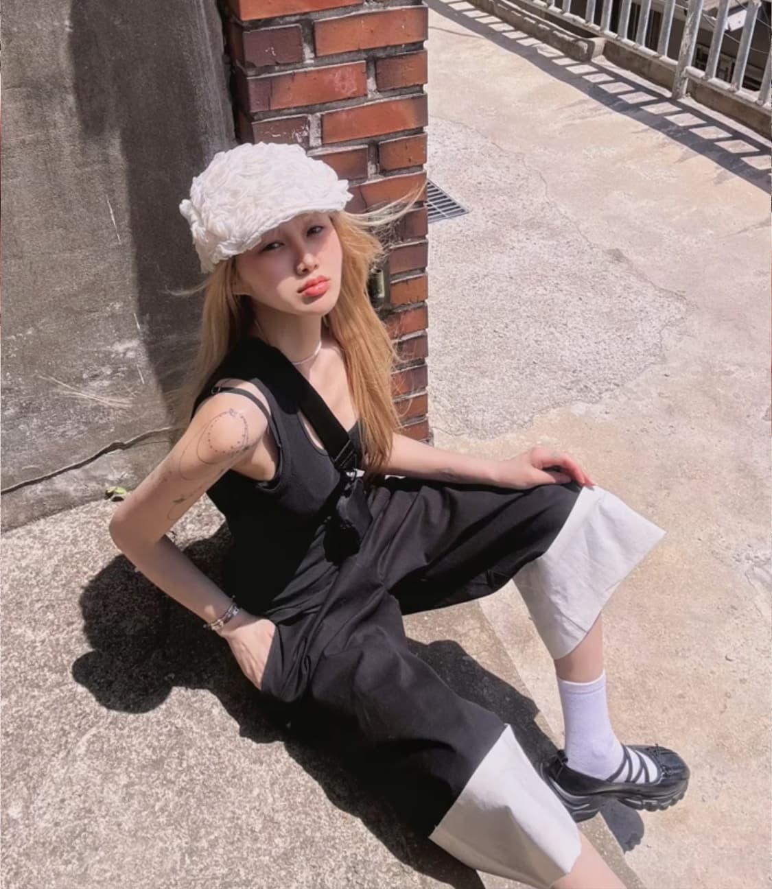 라멀마메종 롤업 카프리팬츠 블랙  상품이미지2