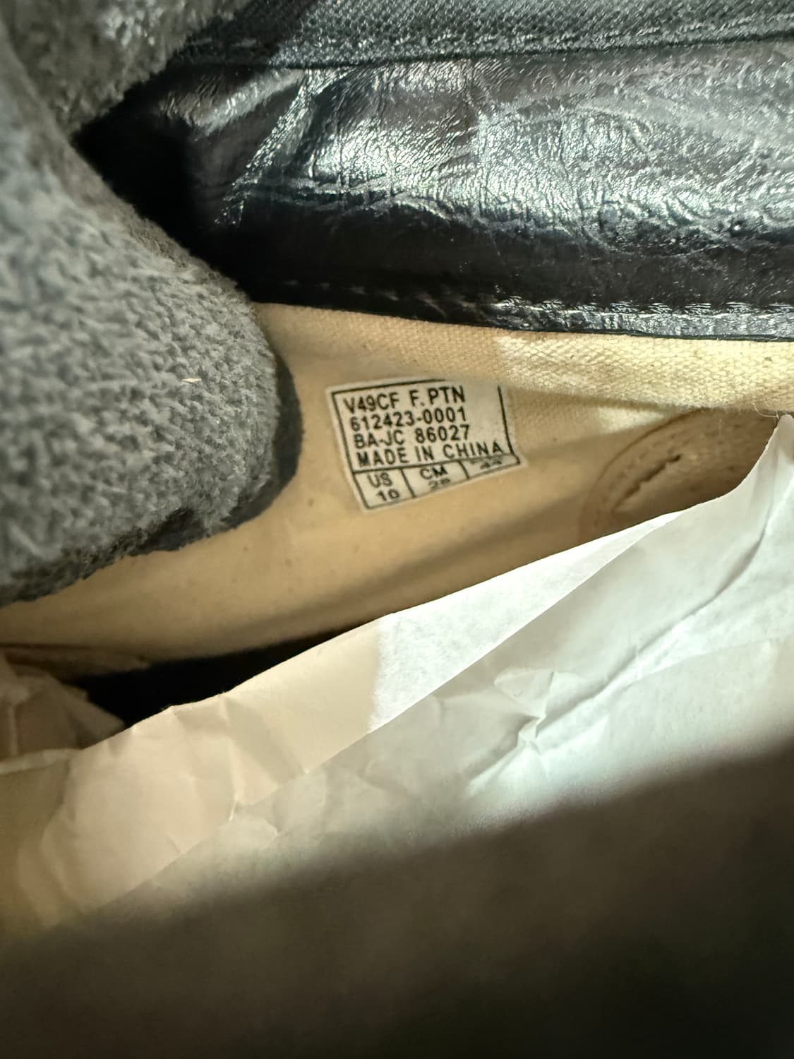 반스 블랙 불꽃 스니커즈 280mm 상품이미지5