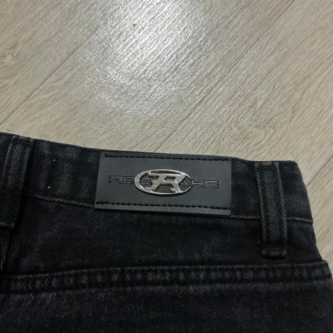 락케이크 흑청 데미지 데님팬츠(S) 상품이미지5