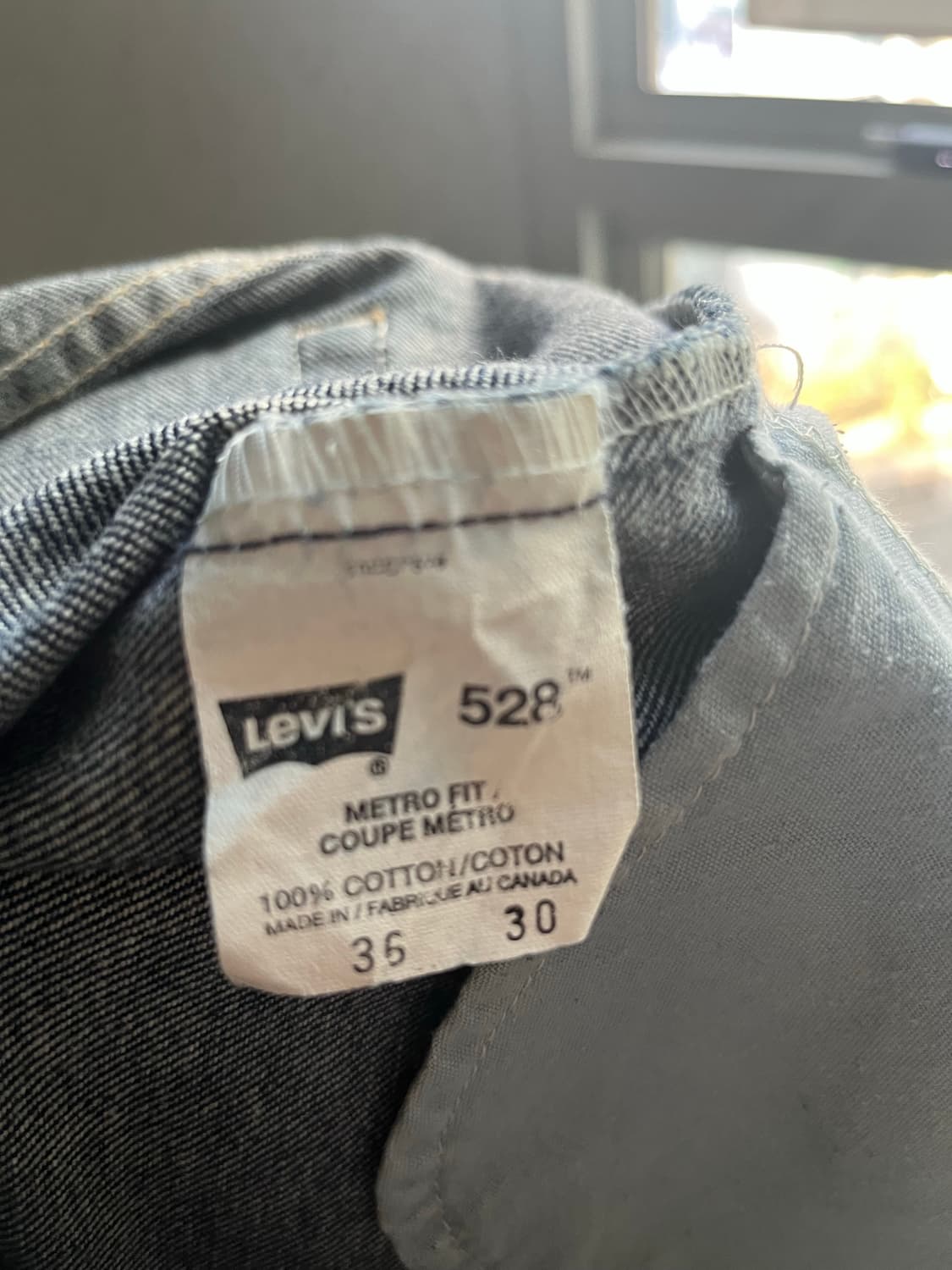 90‘s 리바이스 528 메트로핏 진청 상품이미지5