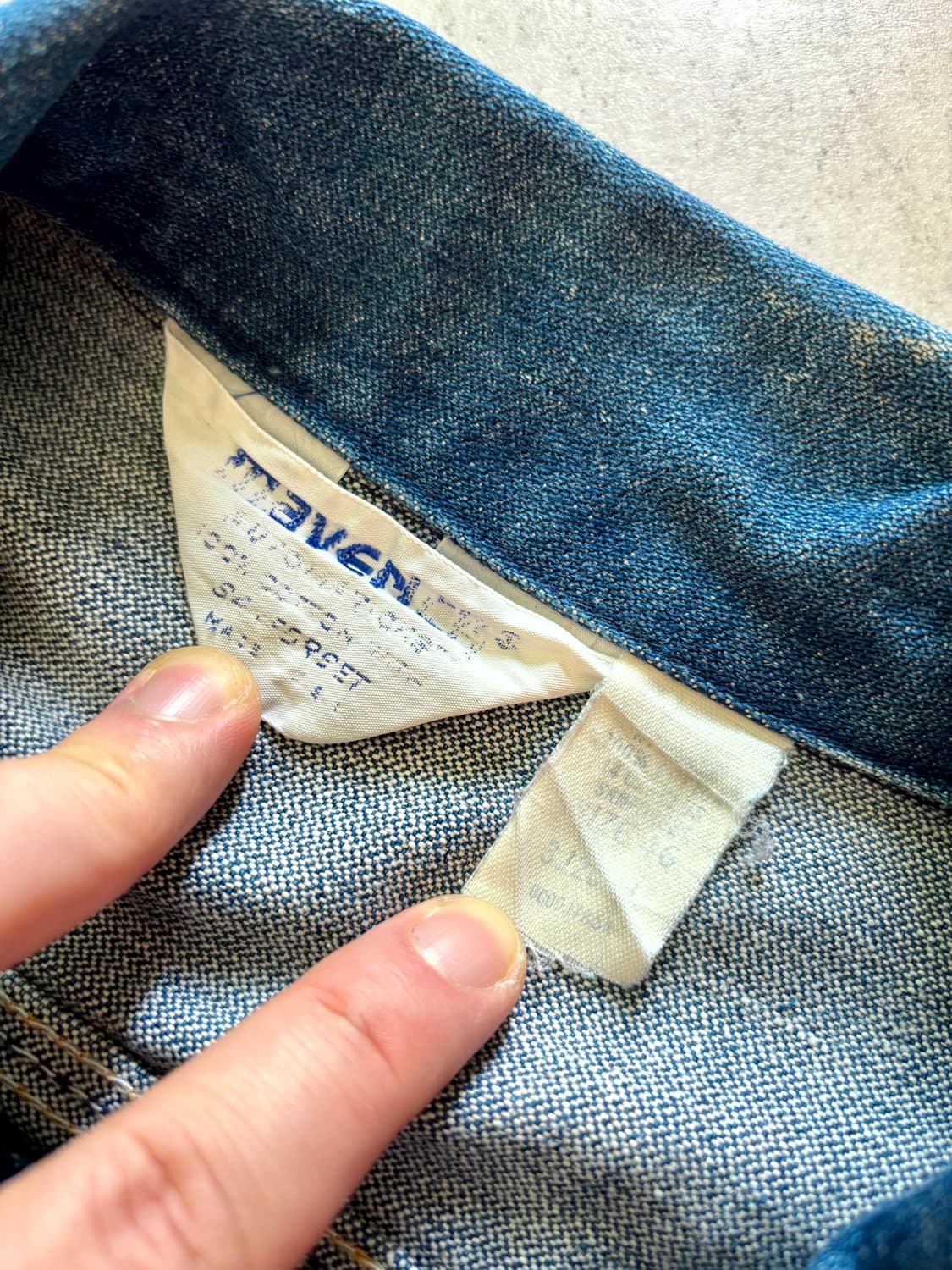 70's 랭글러 124MJ 데님 자켓 46(105) 상품이미지7