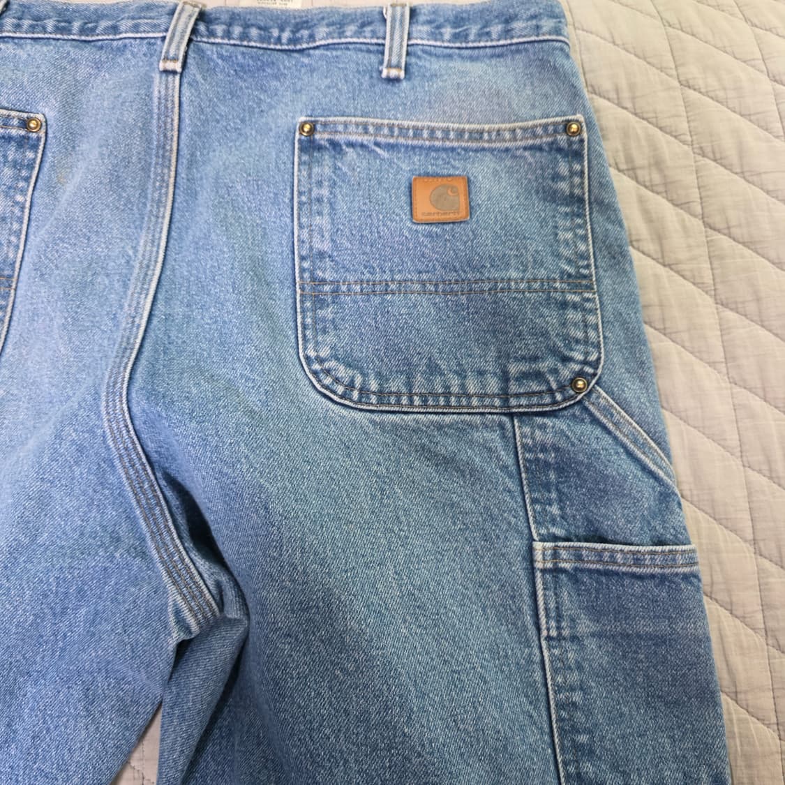 [38X30] 빈티지 칼하트 더블니 B73 DST 데님팬츠 B-18 상품이미지7