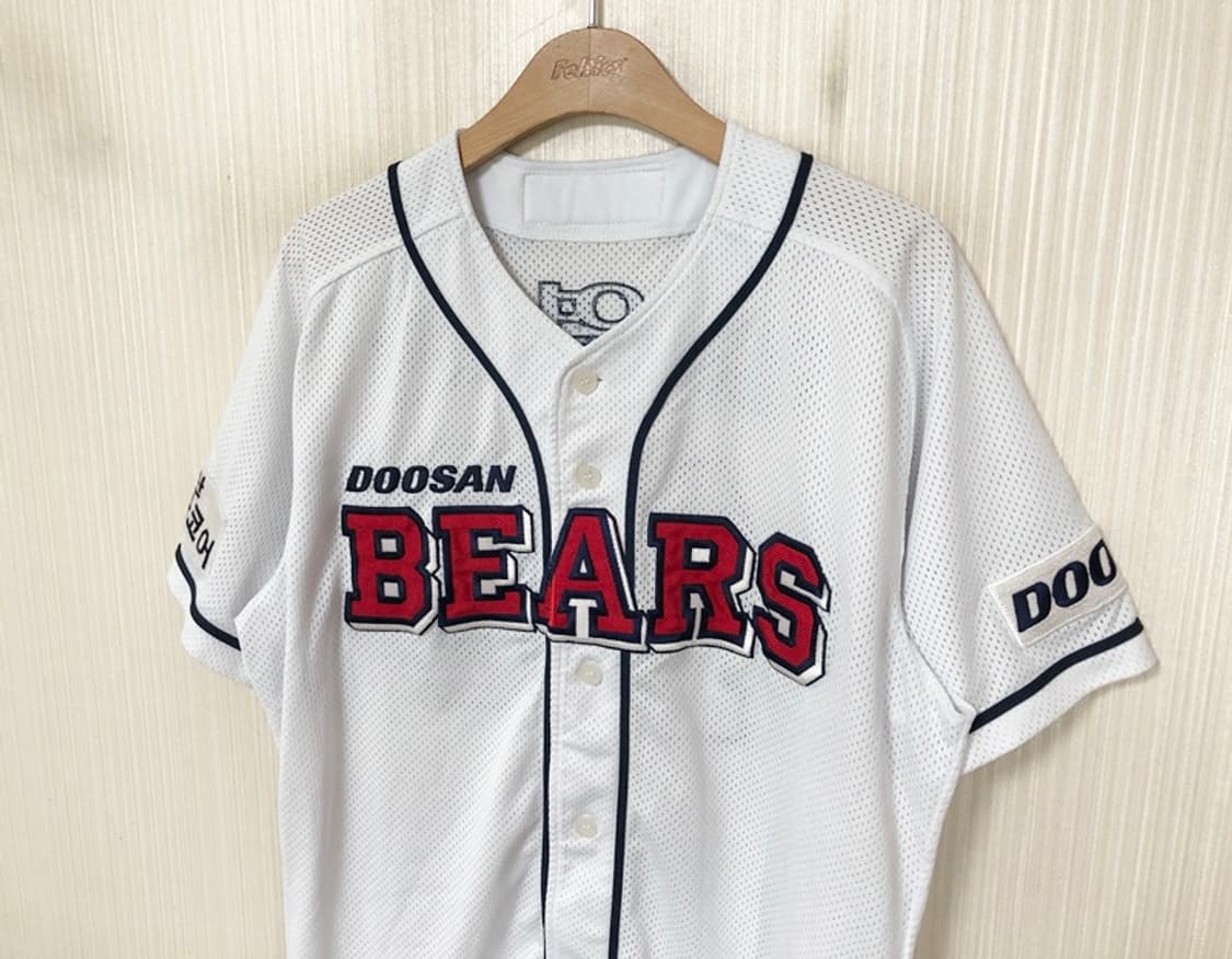 KBO 위팬 두산베어스 선수실착 홈유니폼/져지 #106 김영은 상품이미지5