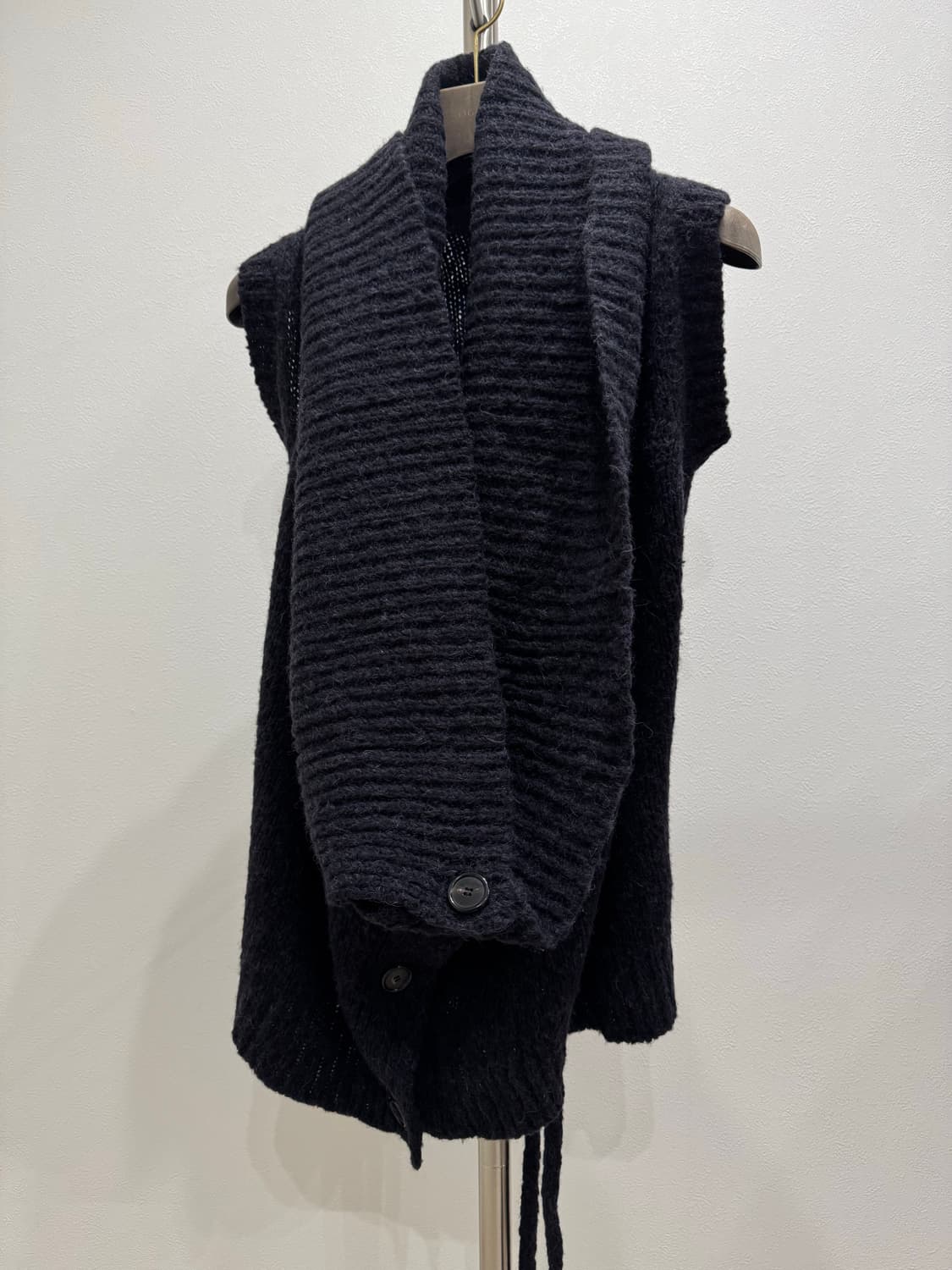 앤드뮐미스터 레이어드 울 알파카 베스트 상품이미지5