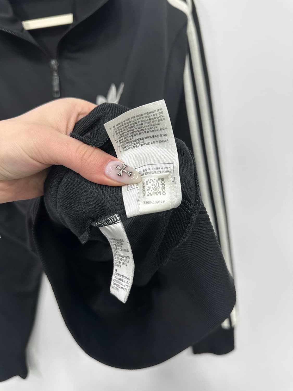 아디다스 블랙 구파이어버드 져지 트랙탑  상품이미지4