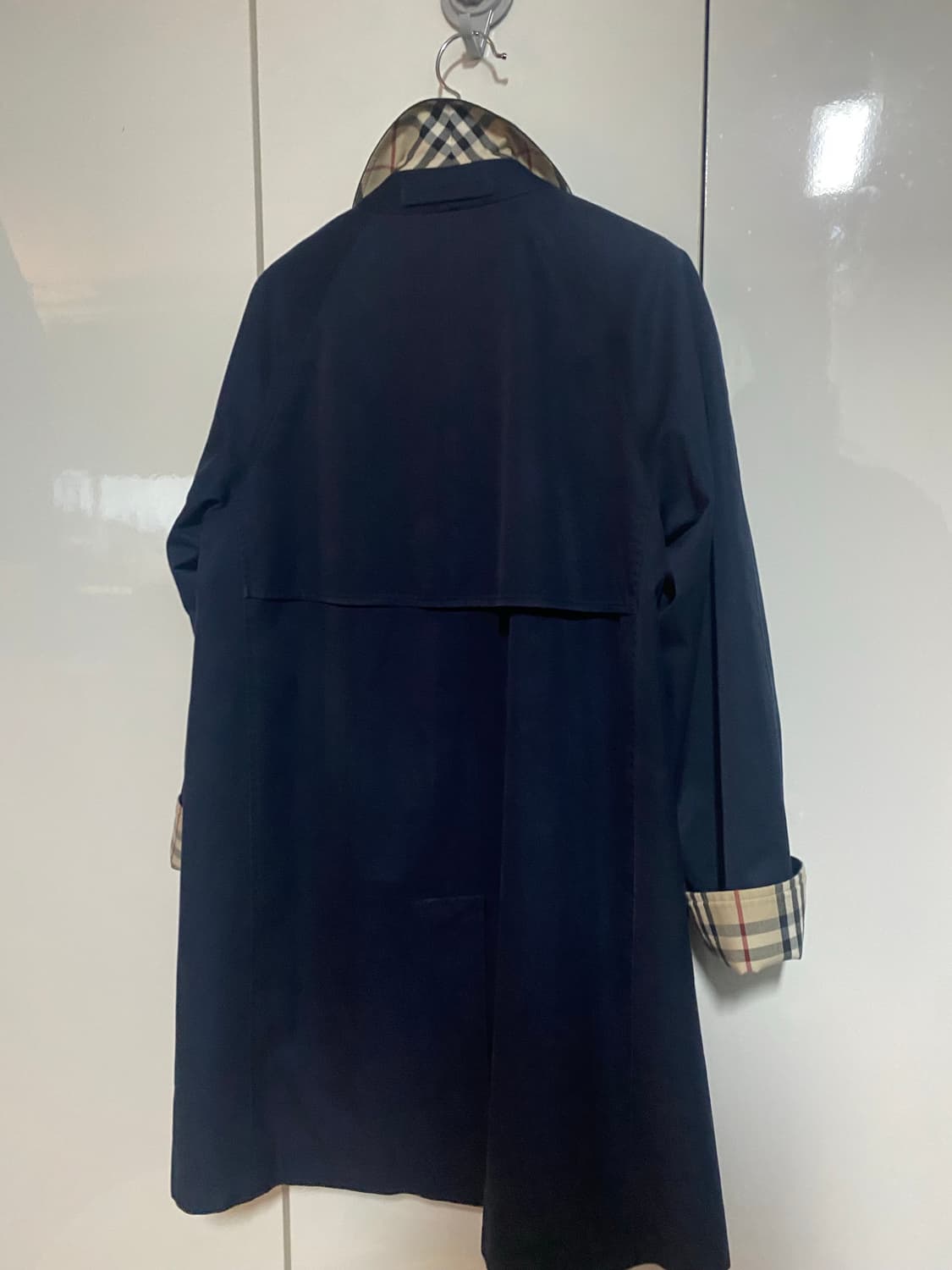 [옷정리]시그니처 노바체크 버버리 트렌치코트 급처 상품이미지7