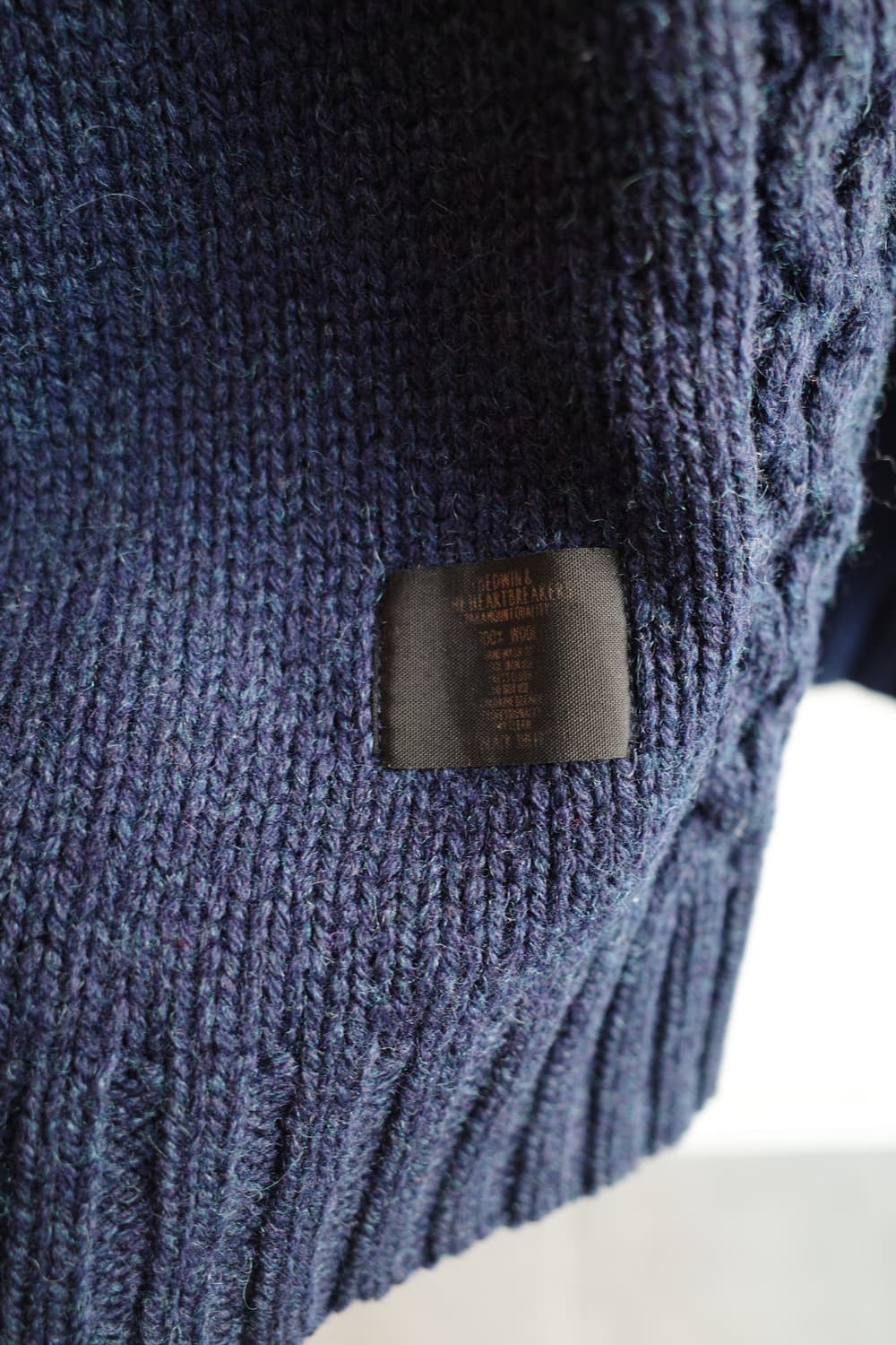 BEDWIN & THE HEARTBREAKERS 케이블 롱 니트 상품이미지5