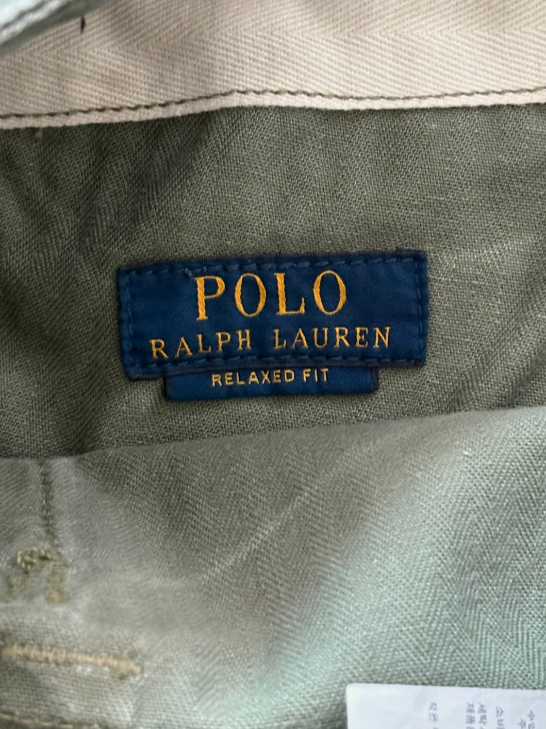 Polo 폴로 신형라벨 네이티브 밀리터리 카고 숏츠 상품이미지3