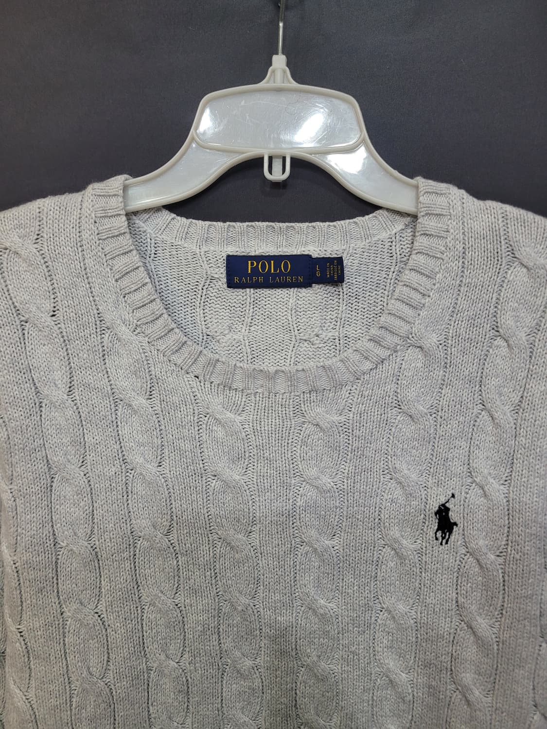 Ralph Lauren 랄프로렌 케이블 자수로고 니트 상품이미지2