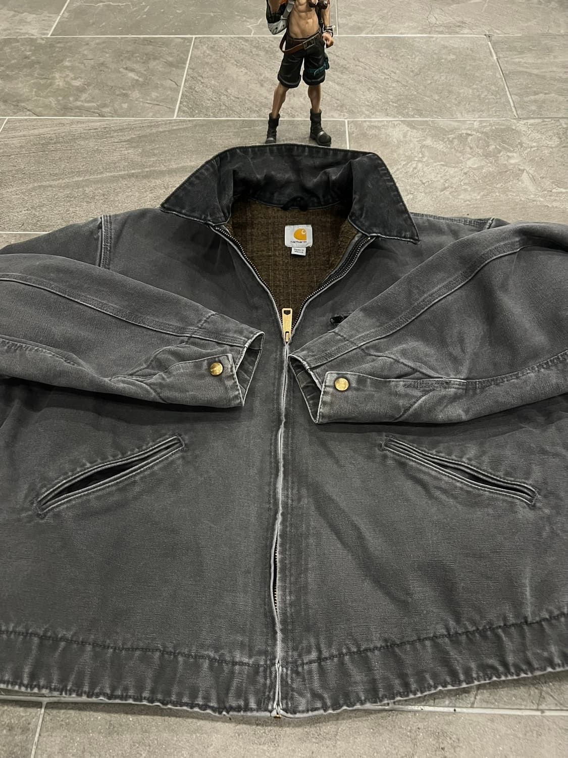 (XL)칼하트 디트로이트 자켓 J97 GVL 그래블 상품이미지7