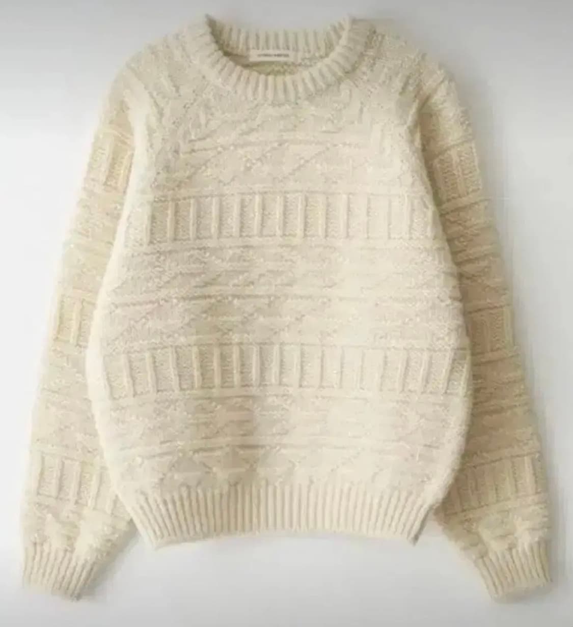 낫띵리튼 케이블니트 상품이미지1