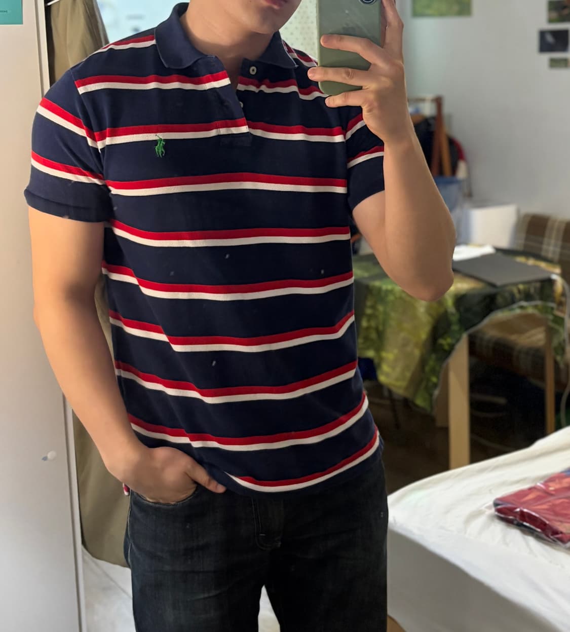 M) 폴로 랄프로렌 스트라이프 카라티 상품이미지7