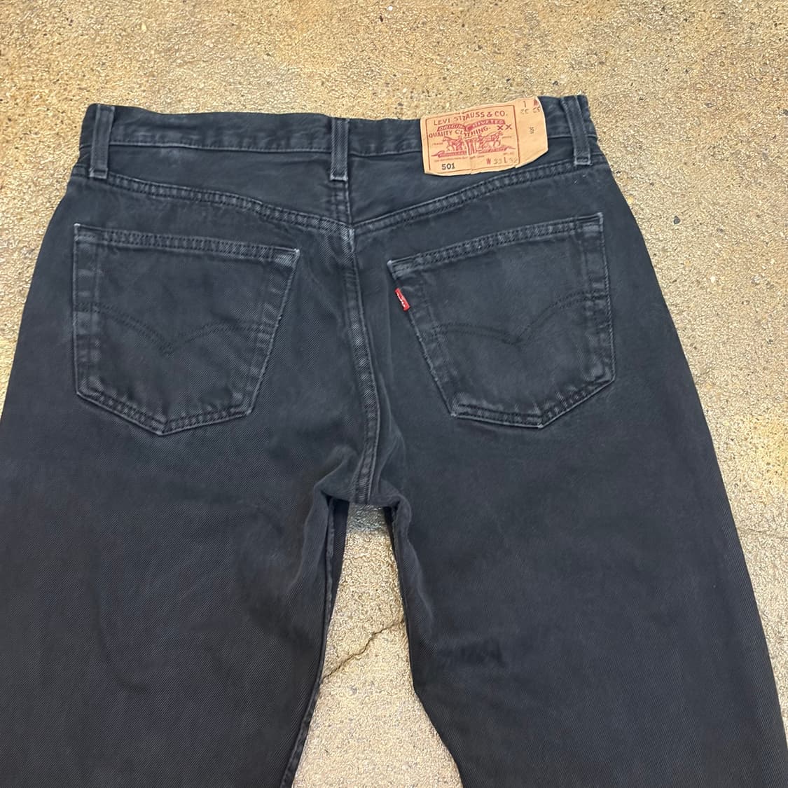 00s 미국 빈티지 리바이스 501 블랙진 청바지 상품이미지5