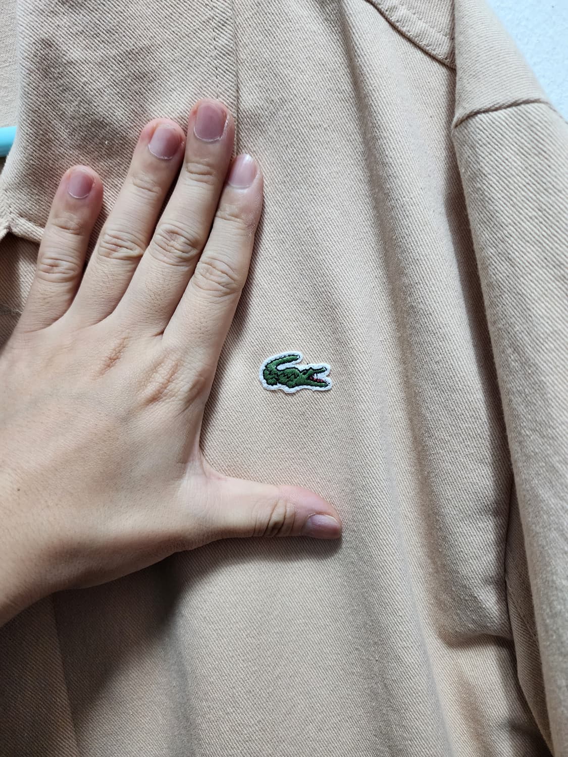 라코스테 아메카지 베이지 코트 상품이미지4