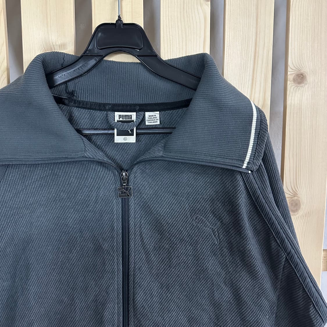 (XL) 퓨마 그레이 코듀로이 골덴 져지 트랙탑 상품이미지5