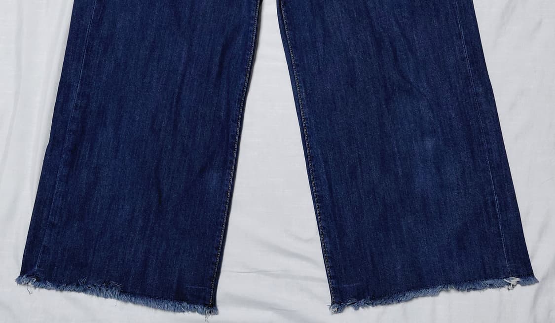 [L] 아메리칸 홀릭 와이드 생지 데님 (컷오프 포인트) 상품이미지3