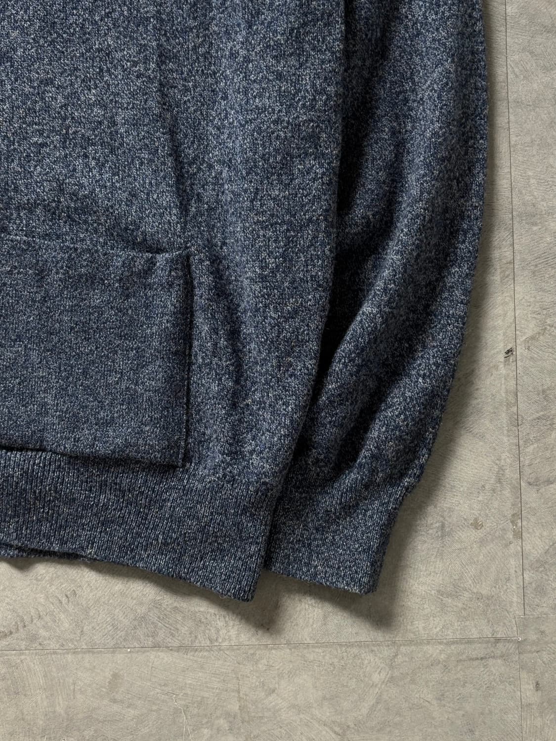 Burberry 버버리 자수로고 블루 브이넥 가디건 상품이미지8