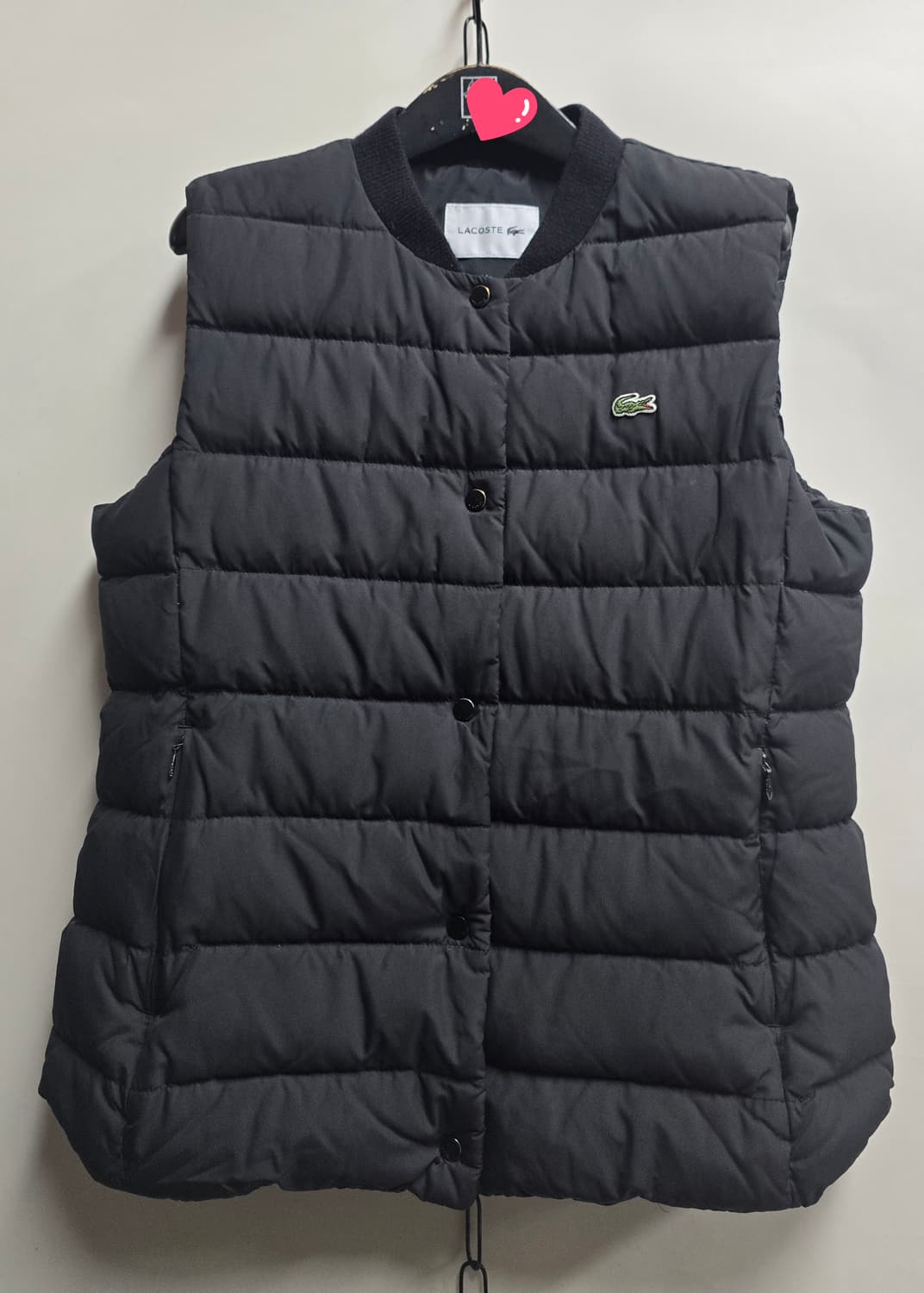 라코스테 구스다운 패딩 조끼 95 상품이미지1