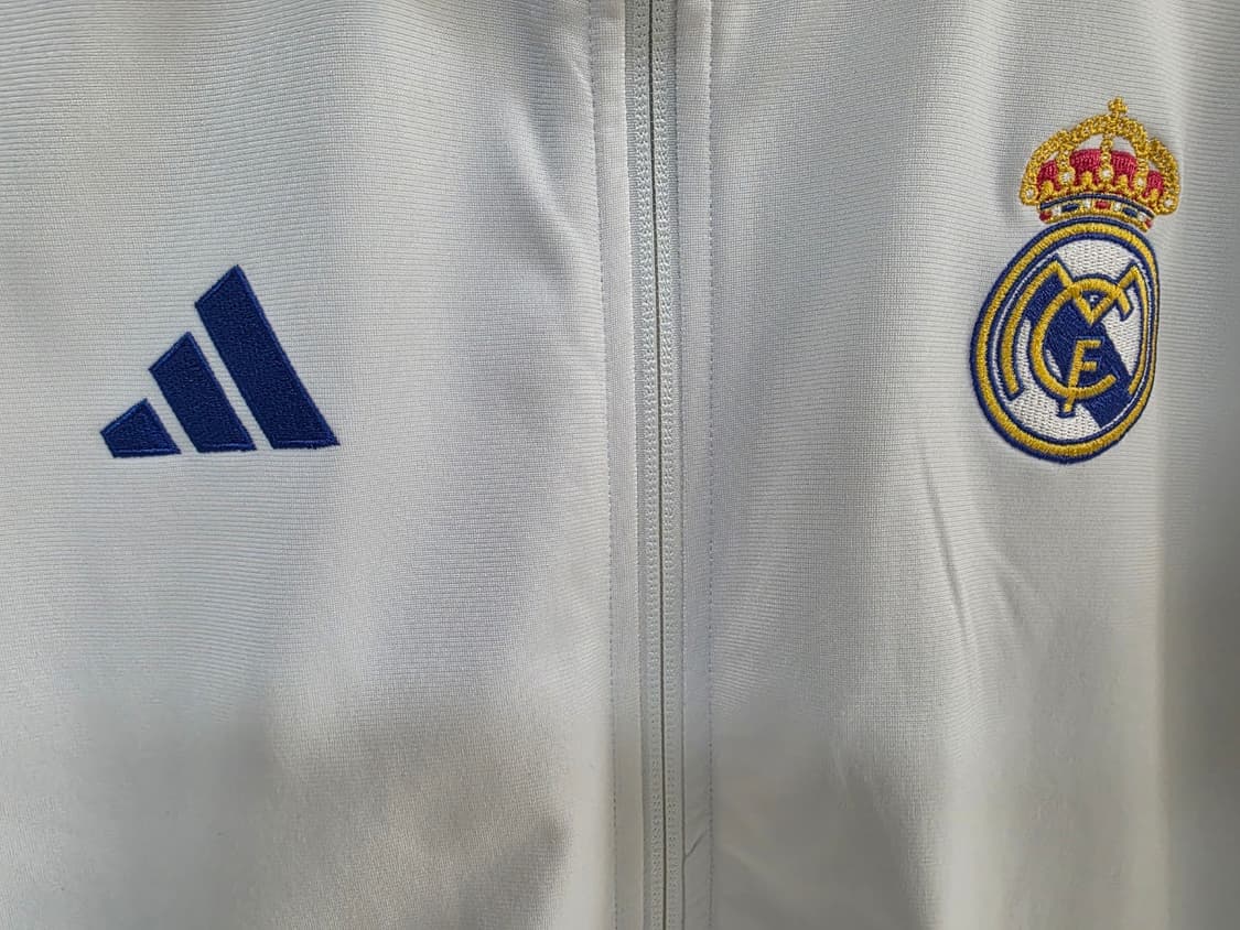 아디다스 레알마드리드 트레이닝탑 져지 흰파  상품이미지2