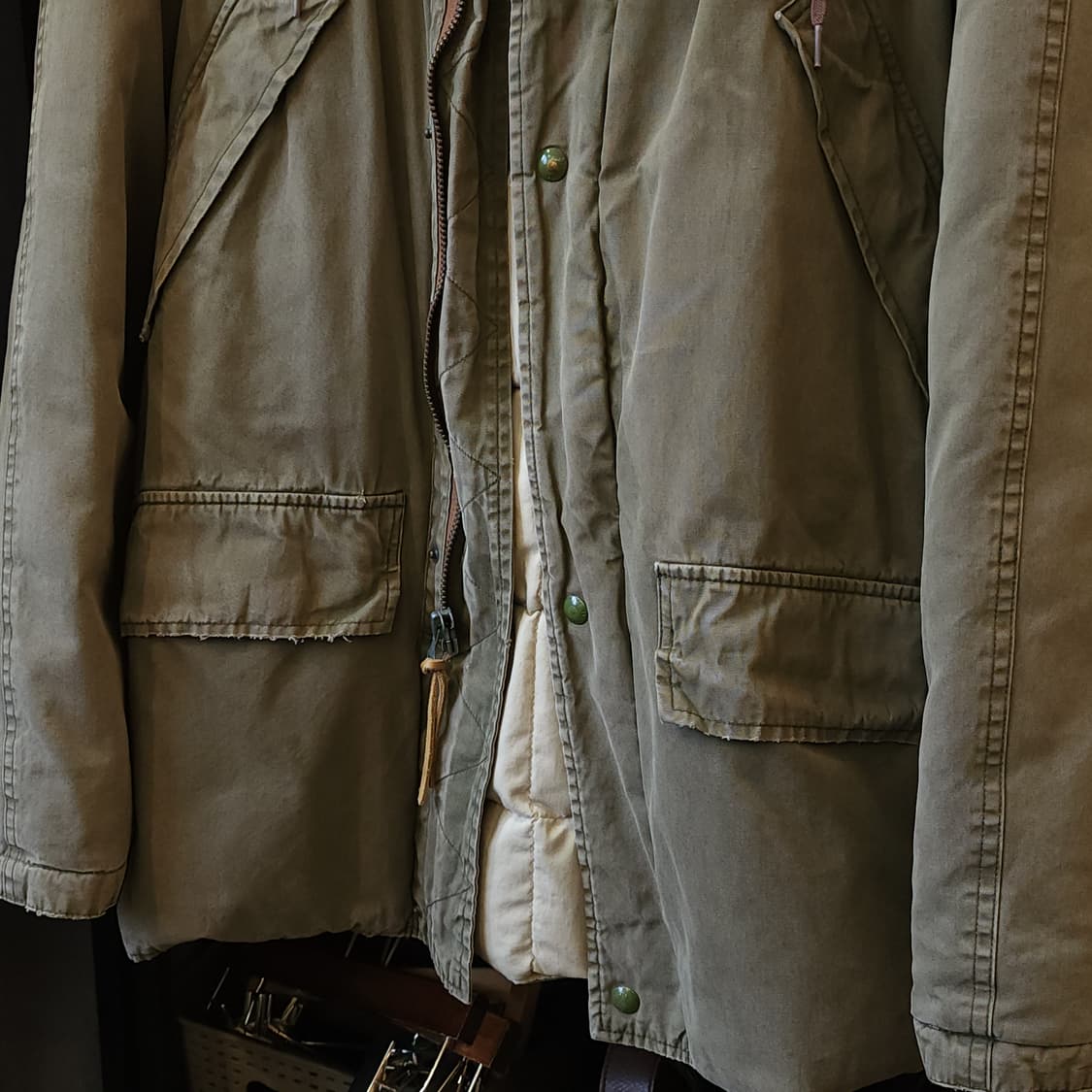 폴로 랄프로렌 밀리터리 b9 다운파카 M 상품이미지4