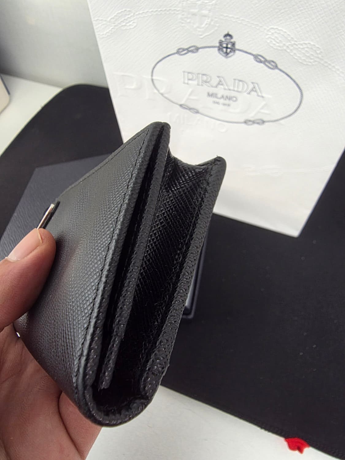 프라다 사피아노 명함카드지갑 상품이미지5