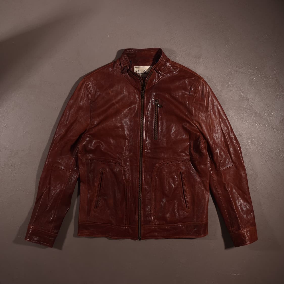 빈폴 레더 엠보 웨스턴 자켓  상품이미지1