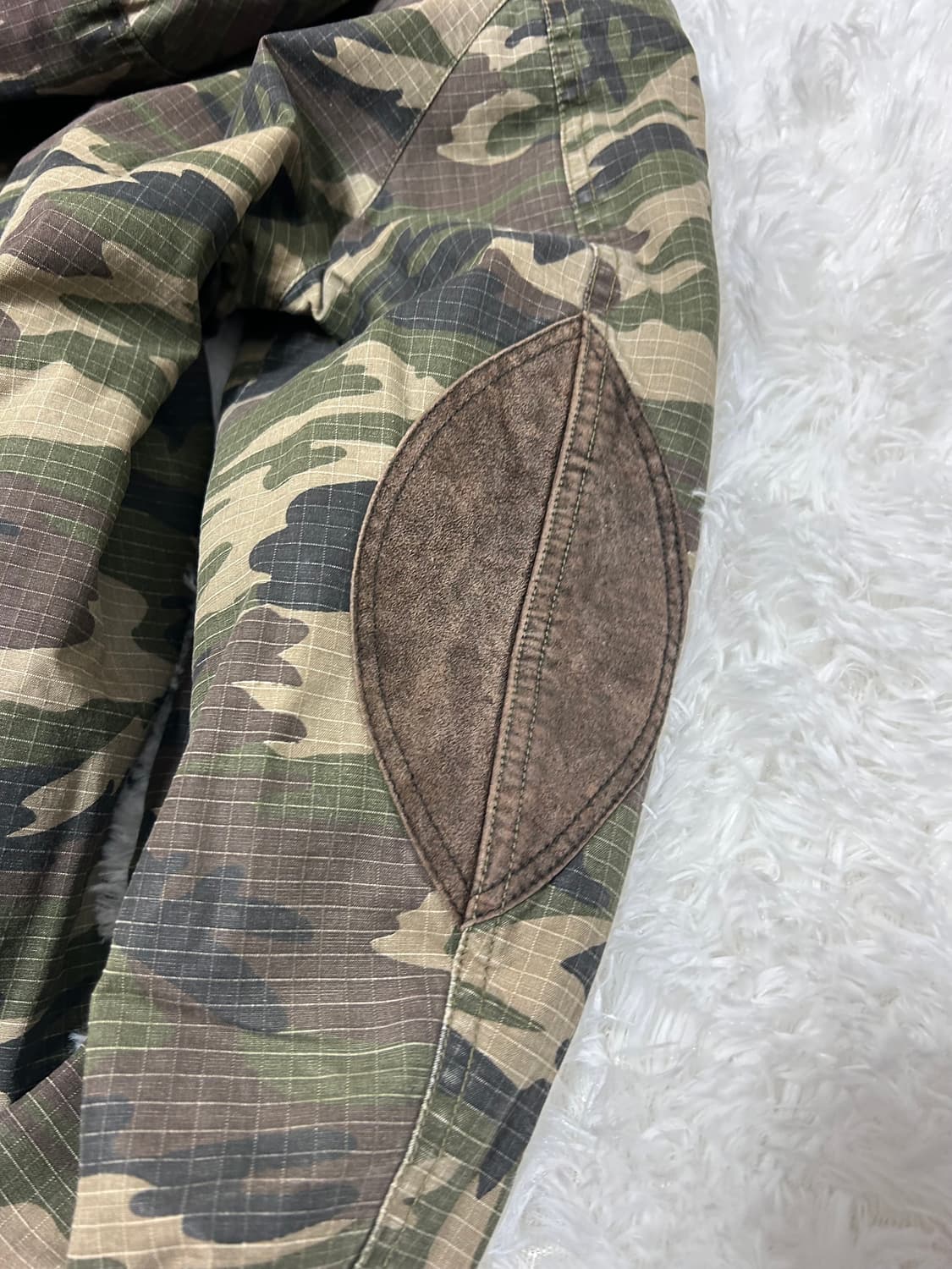 camo y2k wolf-jaw parka 상품이미지5