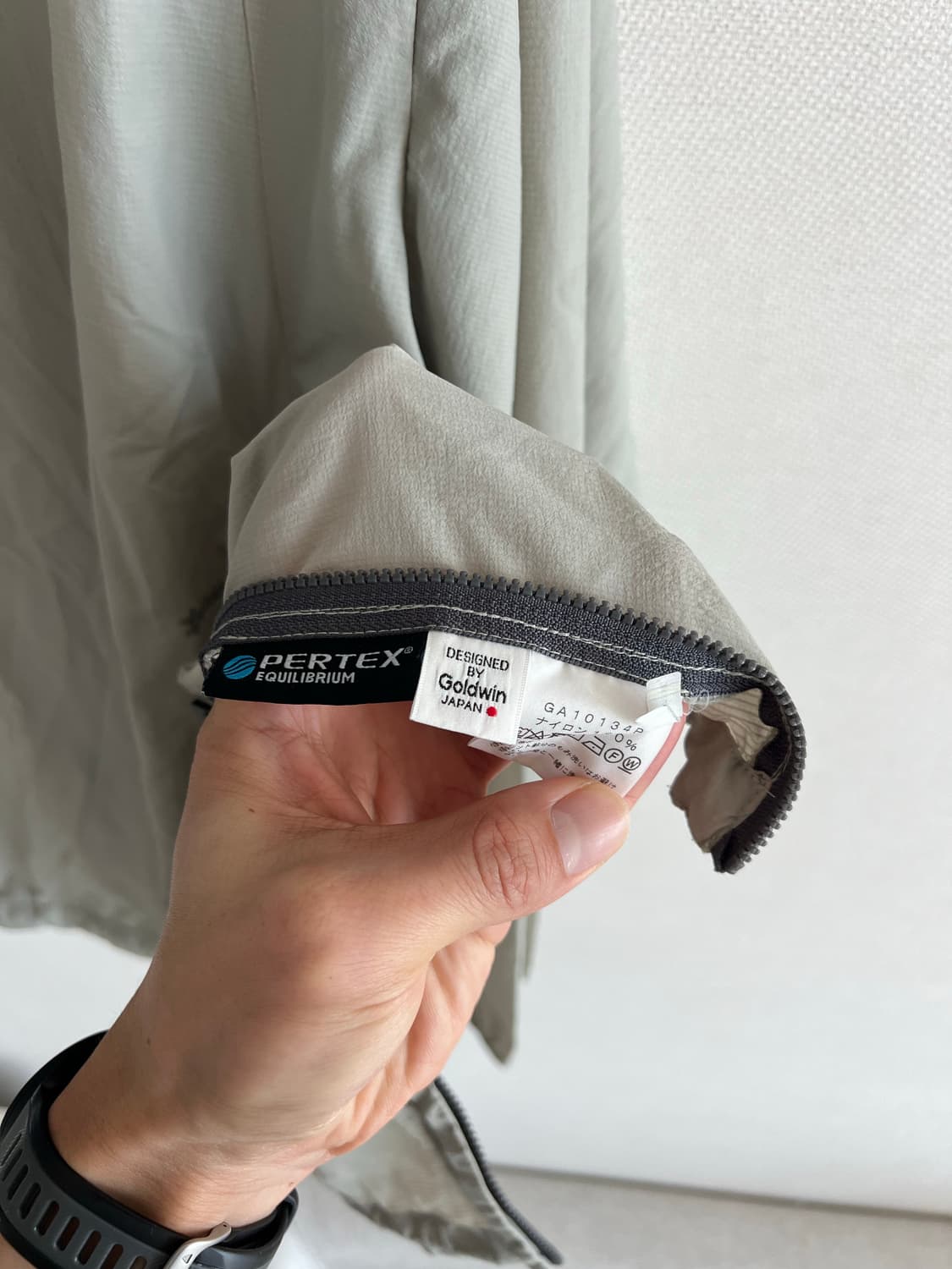 골드윈 goldwin 우븐 스트레치 하프 집업 패커블 풀오버 L 상품이미지7