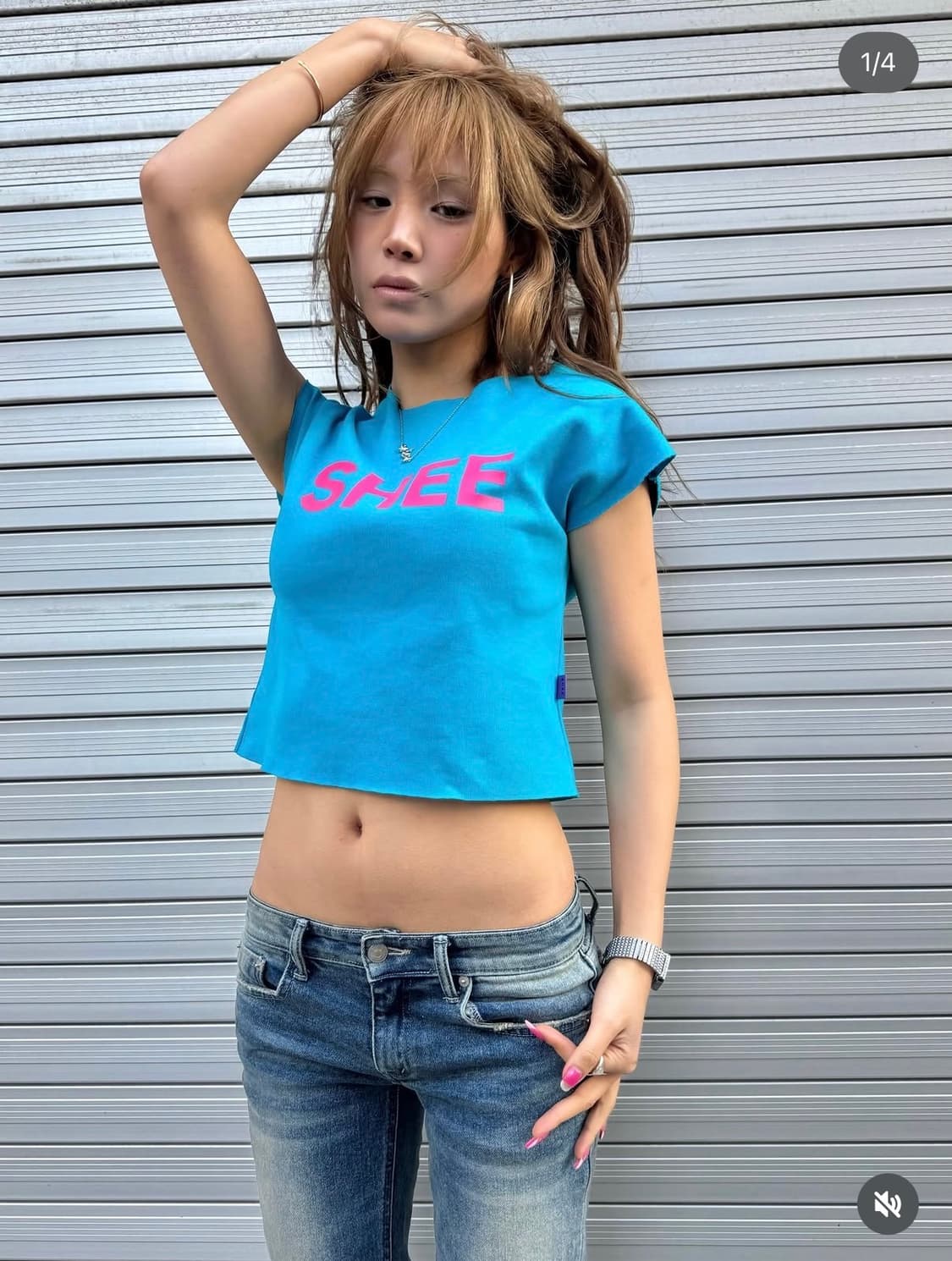 sheedit 쉬에딧 빈티지 로우라이즈진 xs 상품이미지3