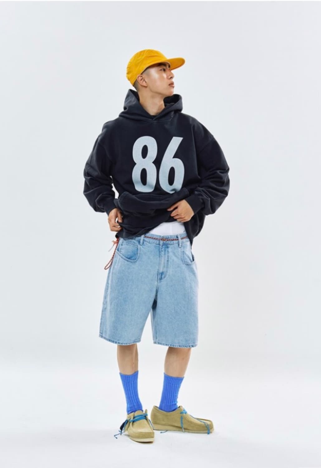 86디(86d) 데님 버뮤다 팬츠 L사이즈 상품이미지2