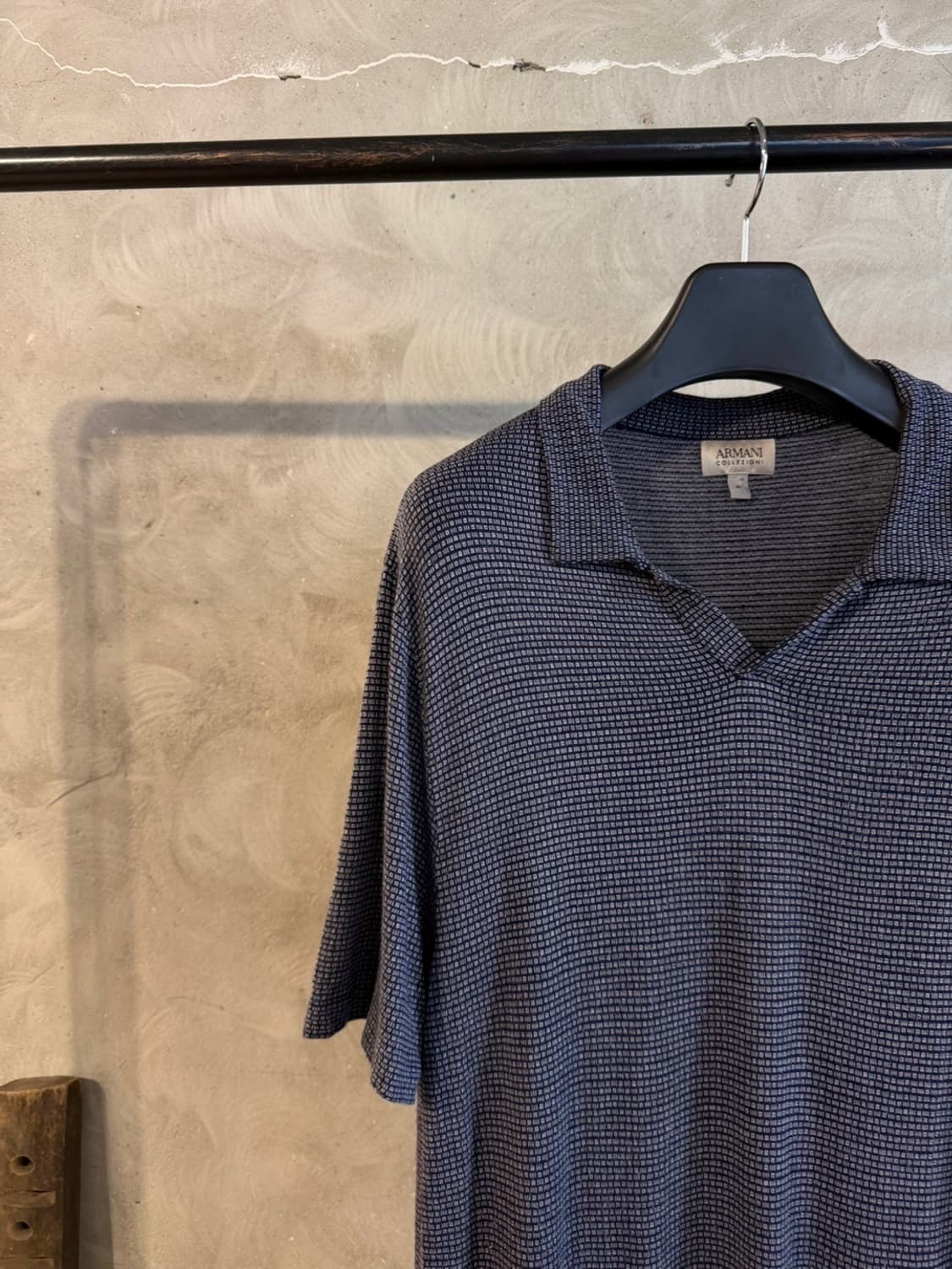 아르마니 꼴레지오니 오픈칼라넥 셔츠 105 상품이미지2