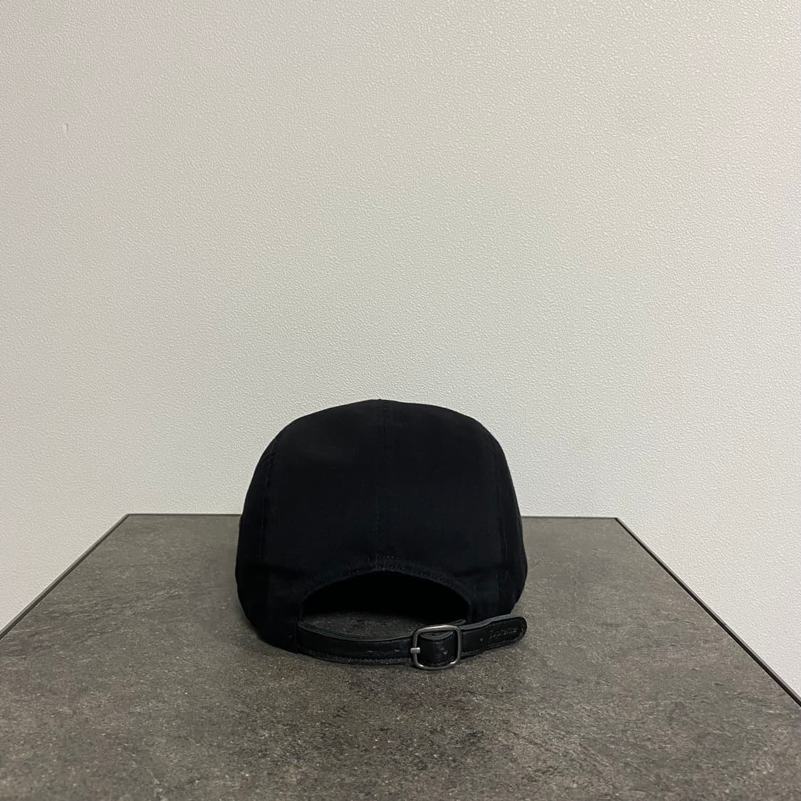 슈프림 워시드 블랙 박스로고 캠프캡 모자 상품이미지4