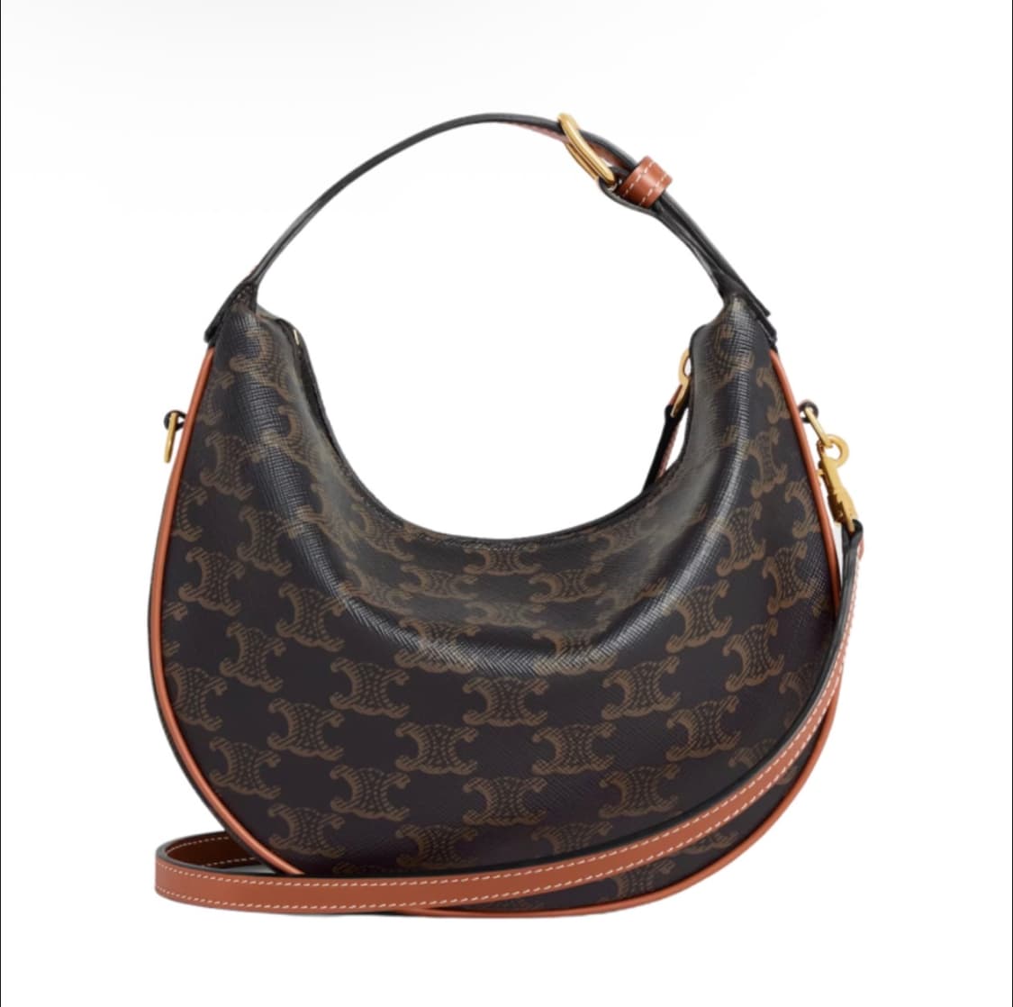 셀린느 틴 룰루 트리옹프 캔버스 카프스킨 탄 상품이미지4