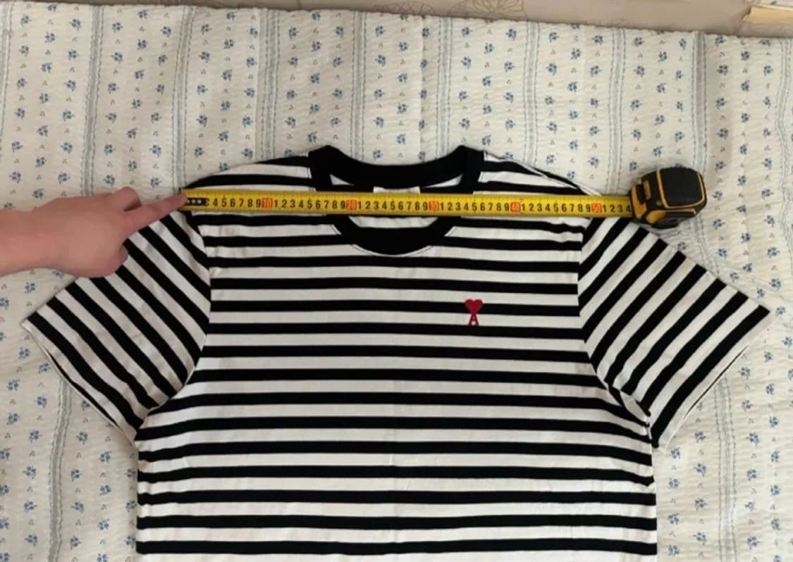 아미 스몰로코 스트라이프 반팔 상품이미지5