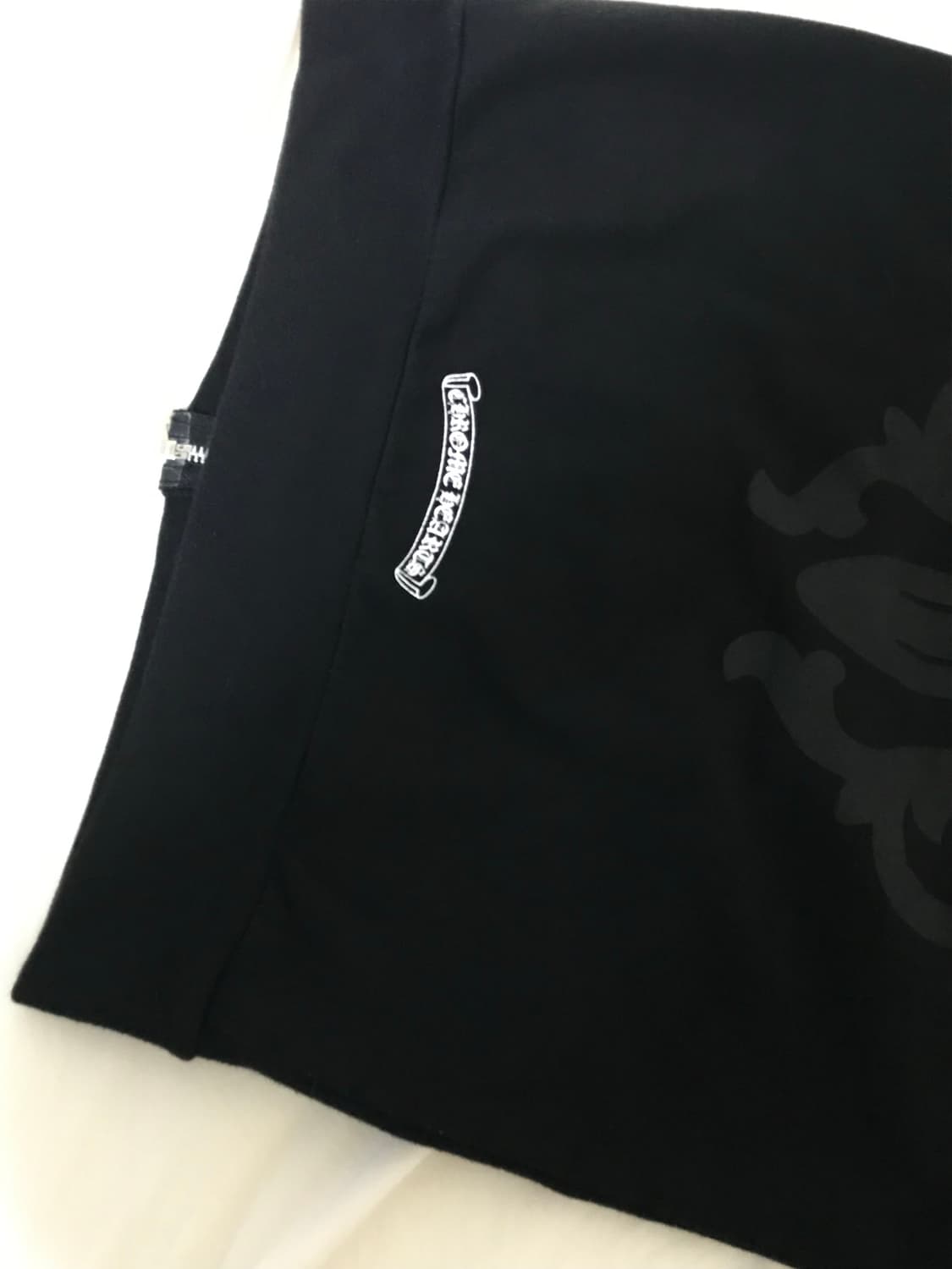 크롬하츠 후드집업 s USA 백 프린팅 후드 블랙 (ch크로스패치) 상품이미지10