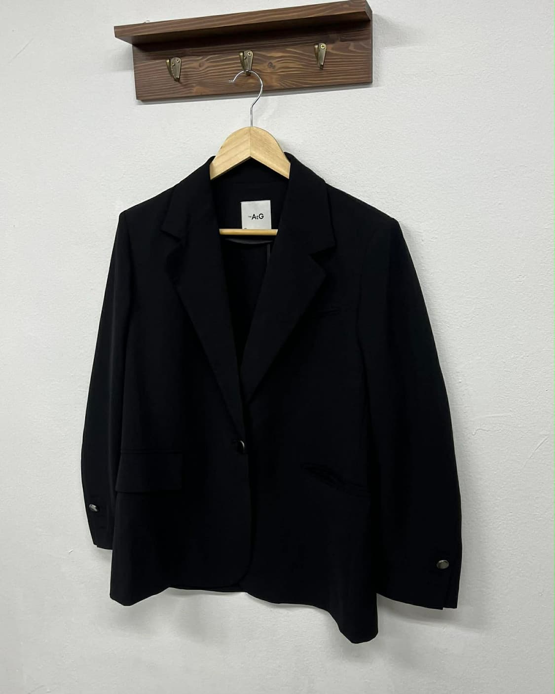 [55] AtG 더앳지 블랙 싱글 블레이져 자켓 상품이미지3