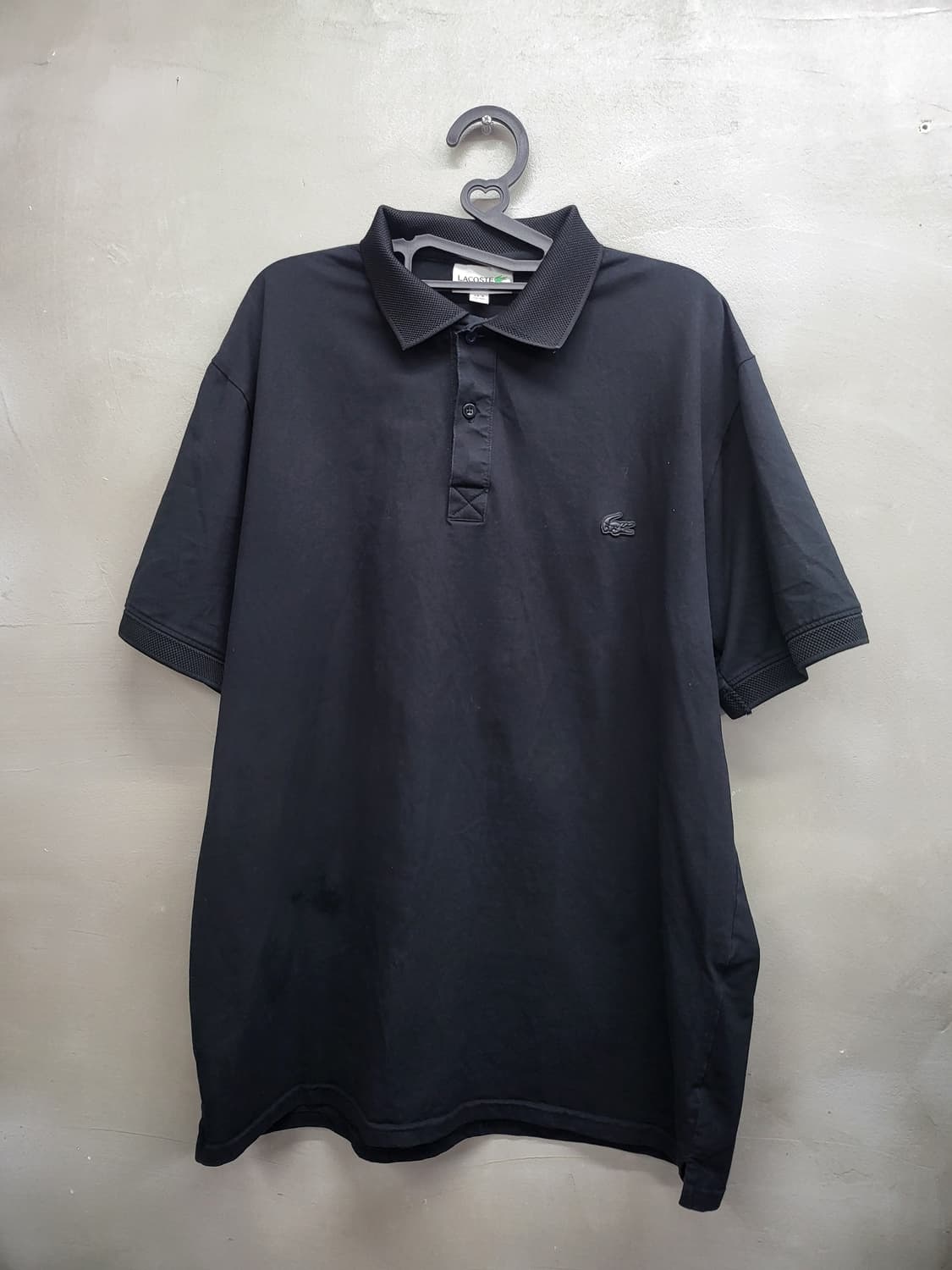 라코스테 블랙 반팔 폴로티셔츠3xl 상품이미지1