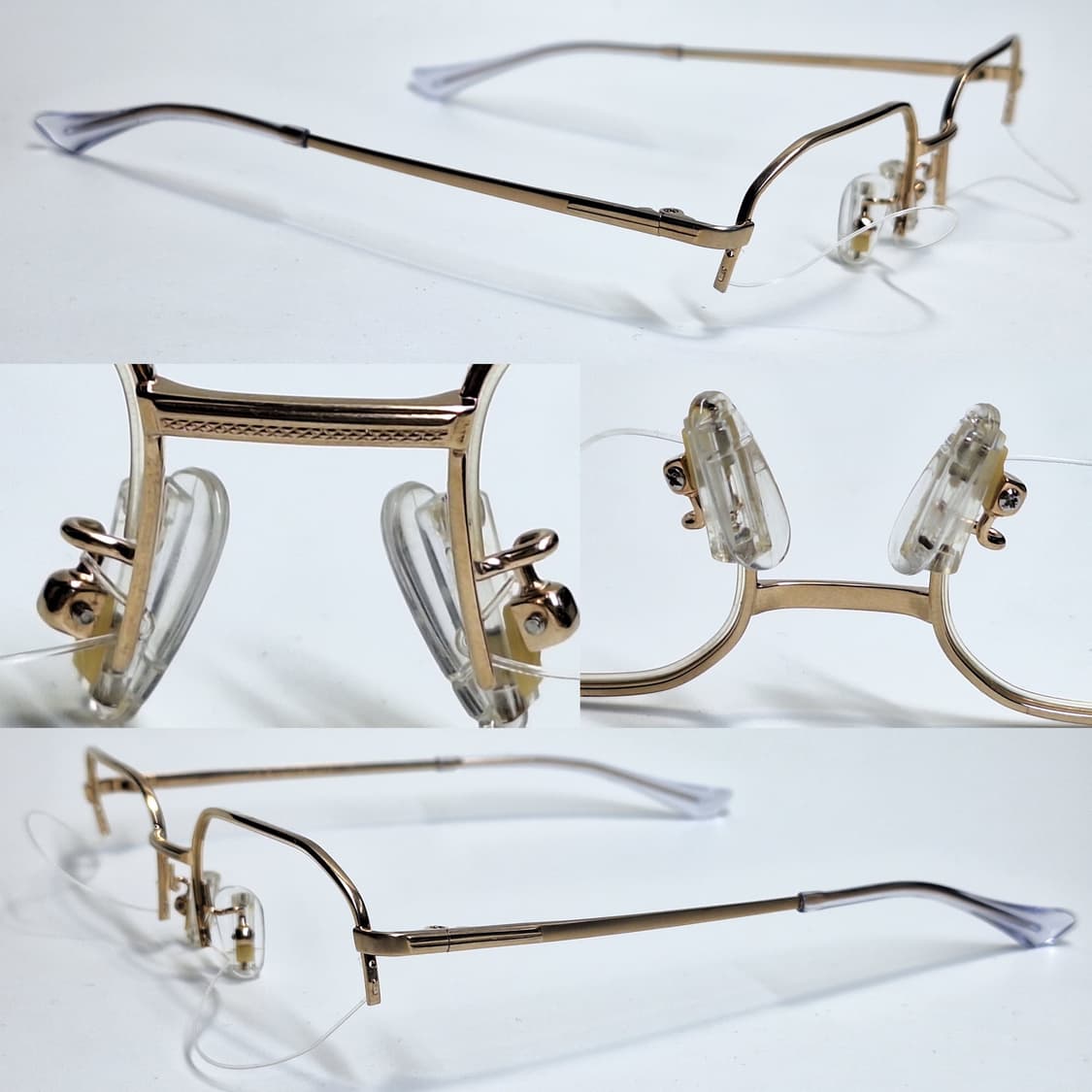 90s 일본 빈티지 펜탁스 pentax 3073 티타늄 반무테 안경테 상품이미지7