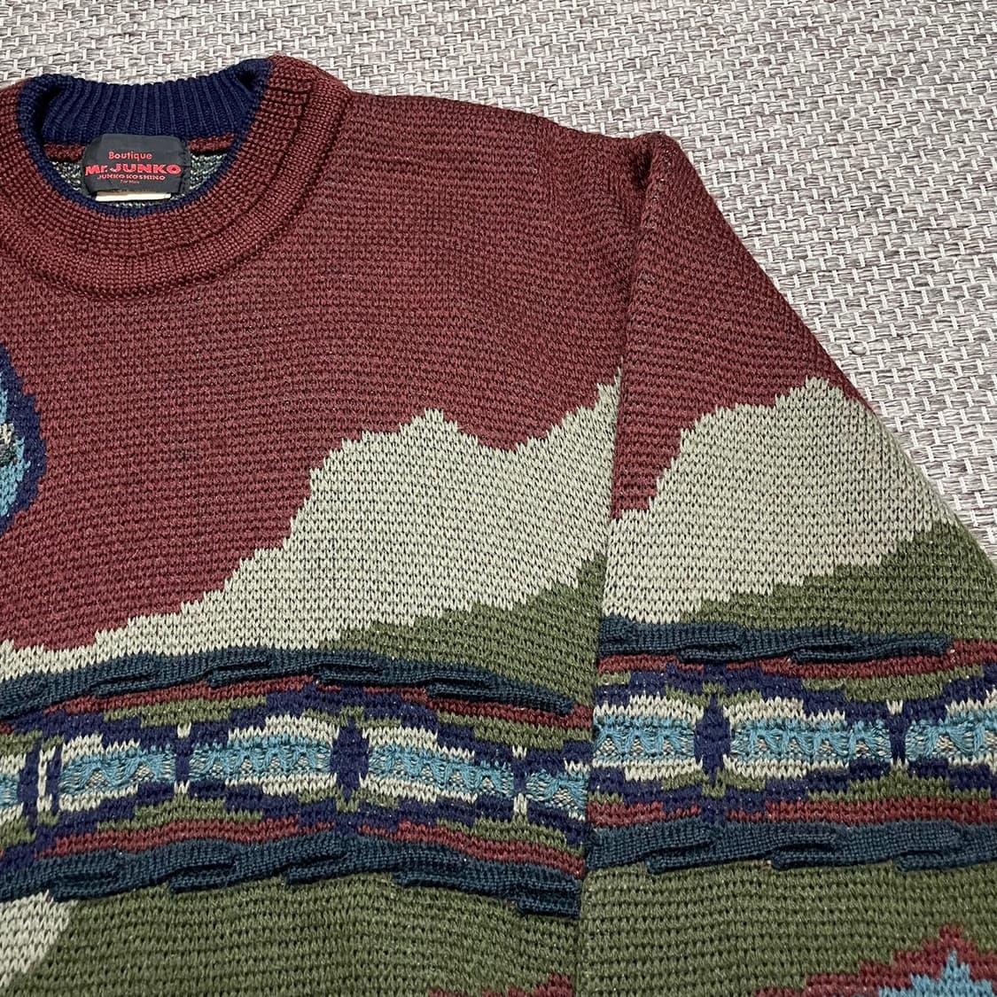 XL 빈티지 퓨어울 니트 상품이미지5