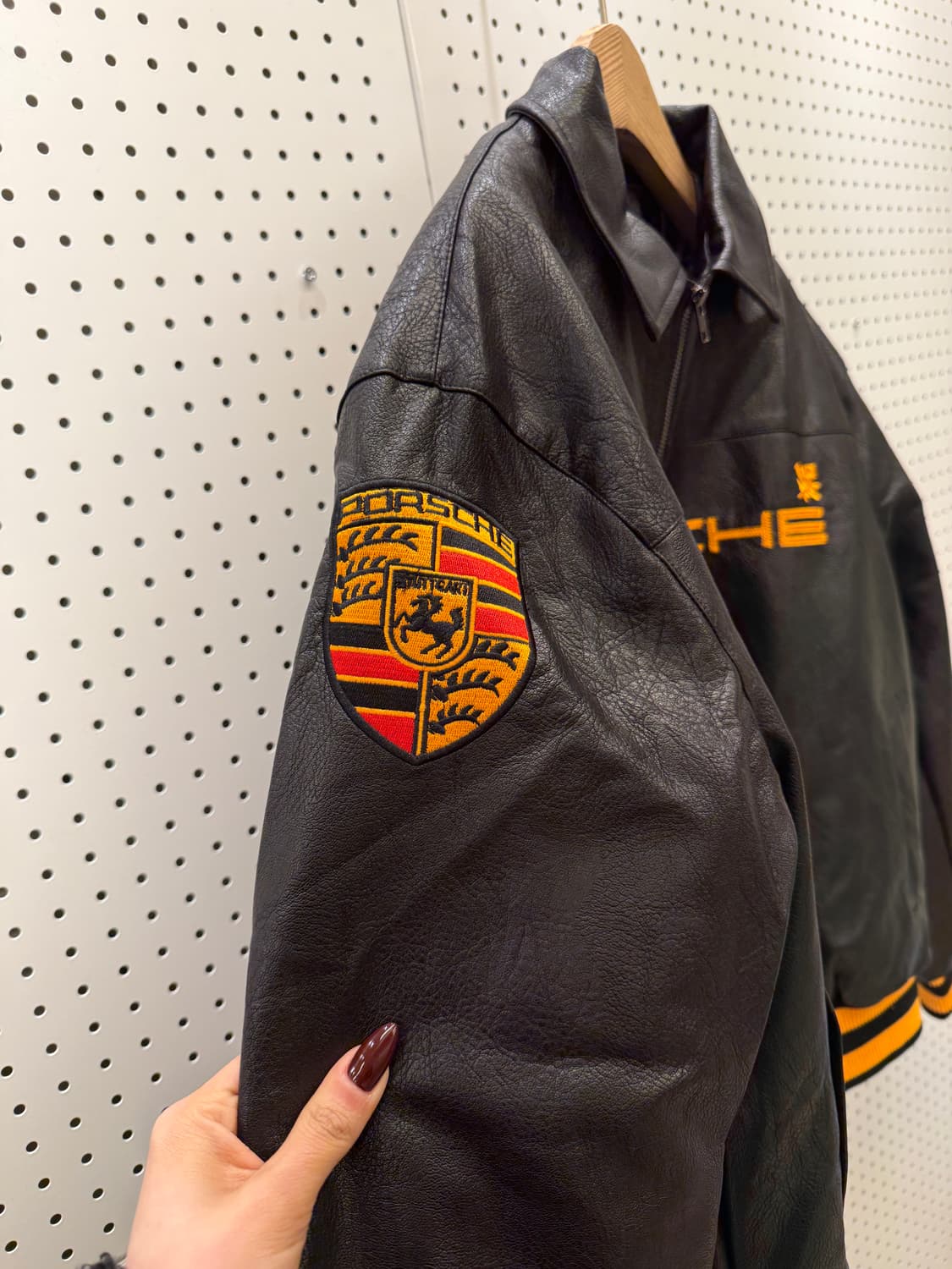 빈티지 포르쉐 레더 레이싱 자켓 U1107 상품이미지6
